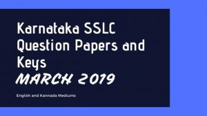 Karnataka Sslc Exam Solved Question Papers