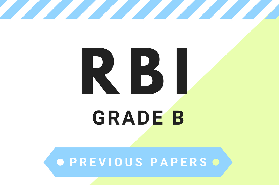 RBI Grade B Previous Question Papers- Solved