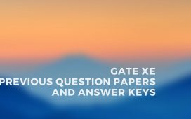 GATE XE Previous papers and answer keys
