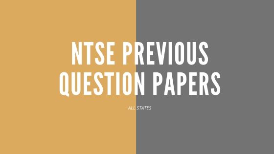 NTSE Sample Questions : Stage-II Scholastic Aptitude Test (SAT)
