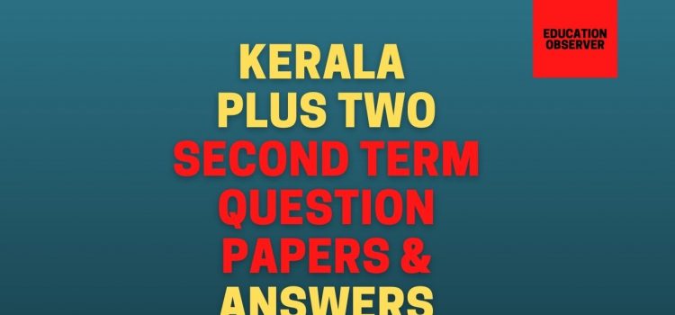 Second Term Question Papers Archives • Education Observer