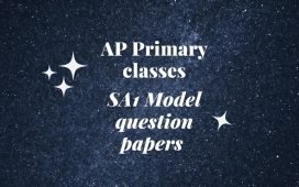 Andhra class 1-5 SA1 model papers
