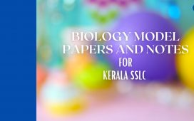 Biology solved papers Kerala SSLC