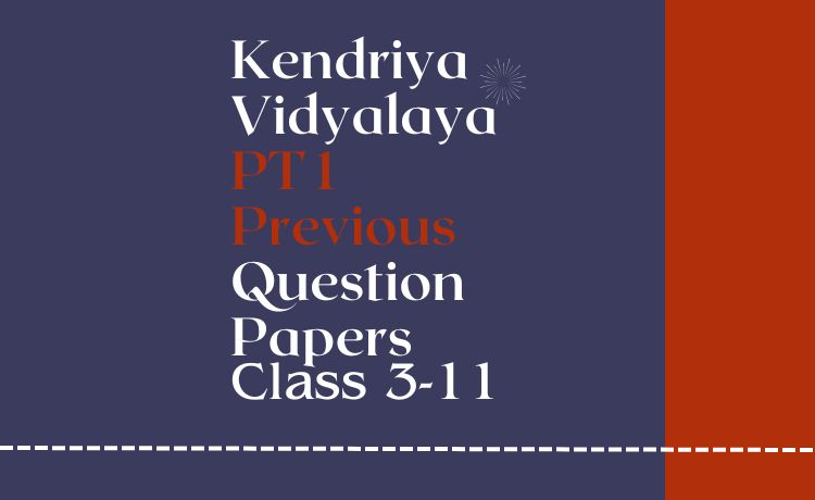 Kendriya vidyalaya first periodic test model papers