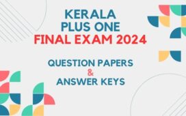 Kerala plus one answer key 2024