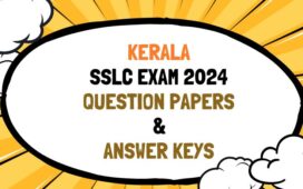 Kerala SSLC exam 2024 question paper and answer key